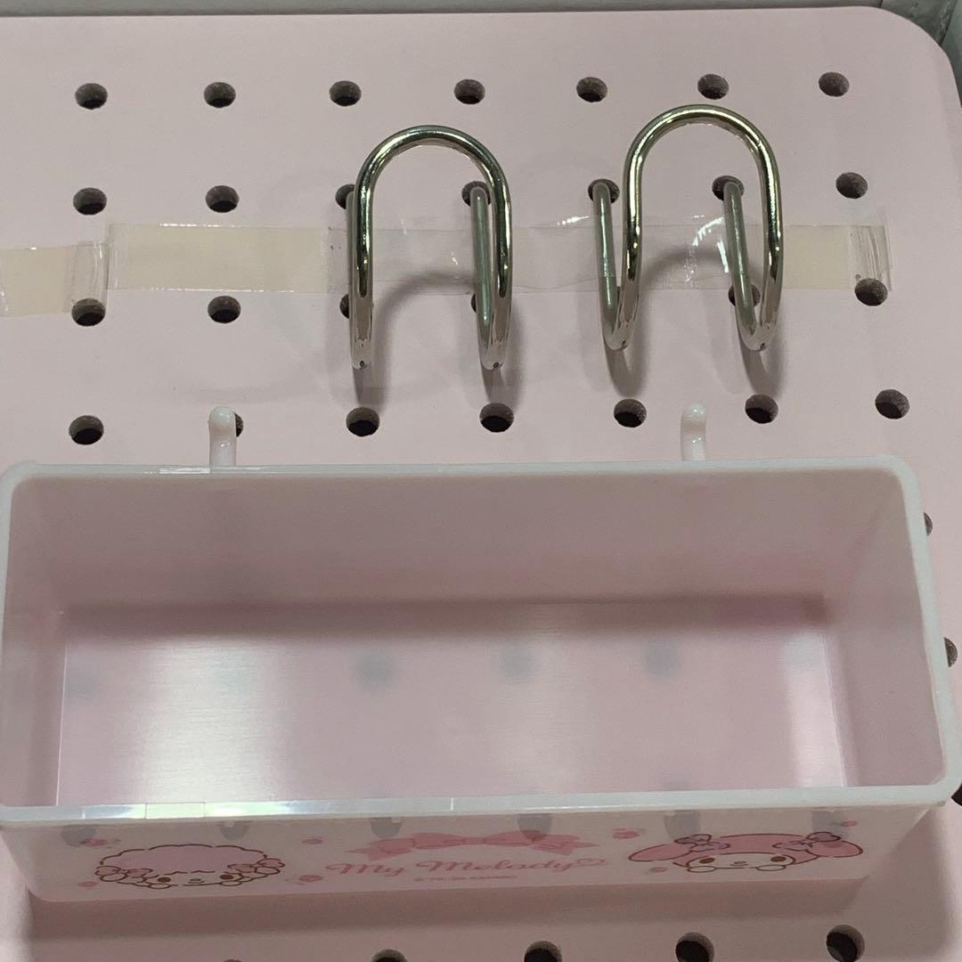 マイメロディー　有孔ボード フック付き