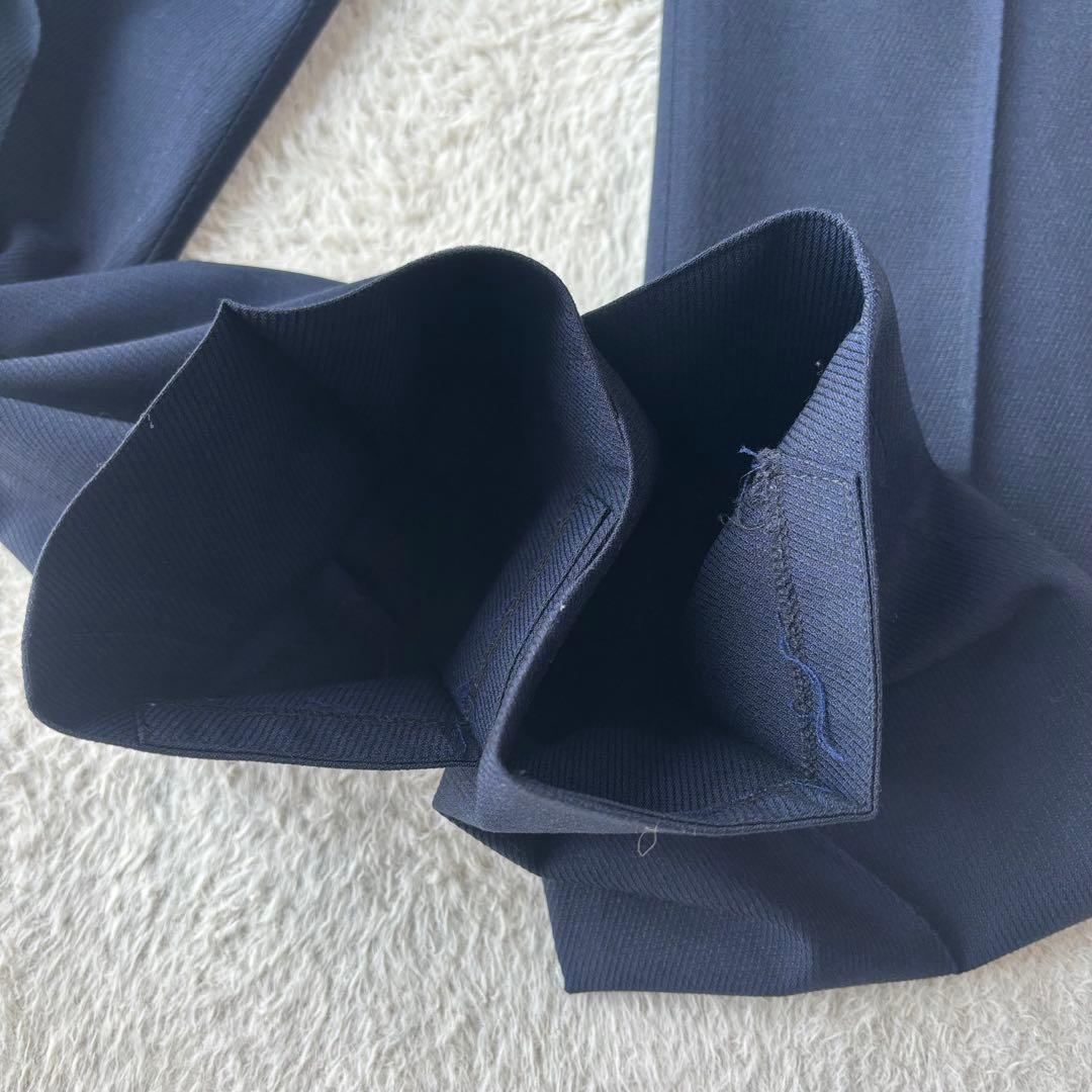 スーツセレクト スリーピース ネイビー ウール混合 スーツ 2つボタン スーツ