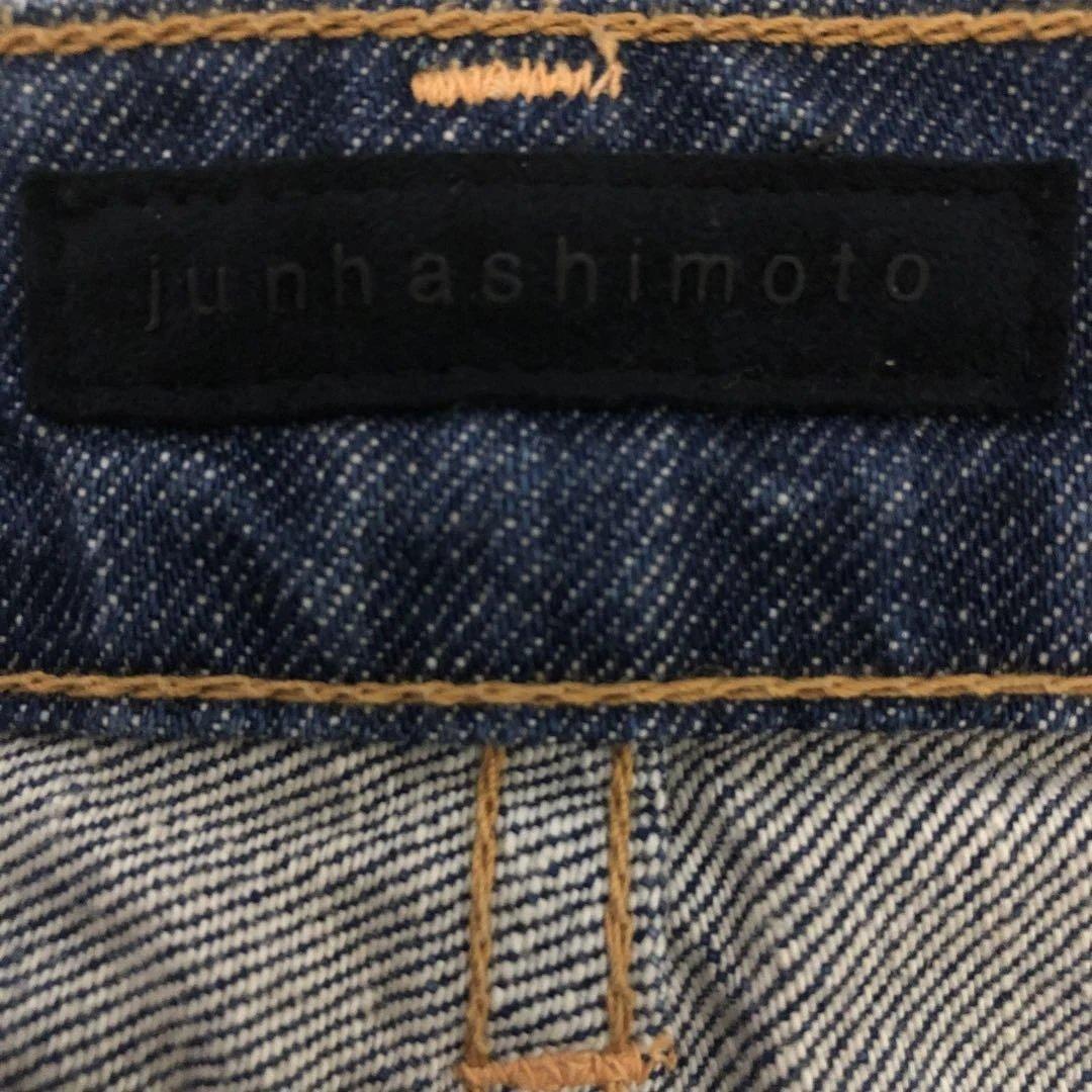 新品未使用　鬼ヒゲ加工　junhashimoto ダークブルー ストレートデニム