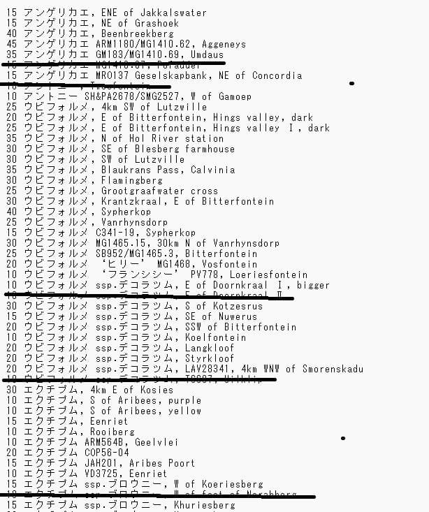 2024輸入）コノフィツム種子フルセット 合計6000粒以上