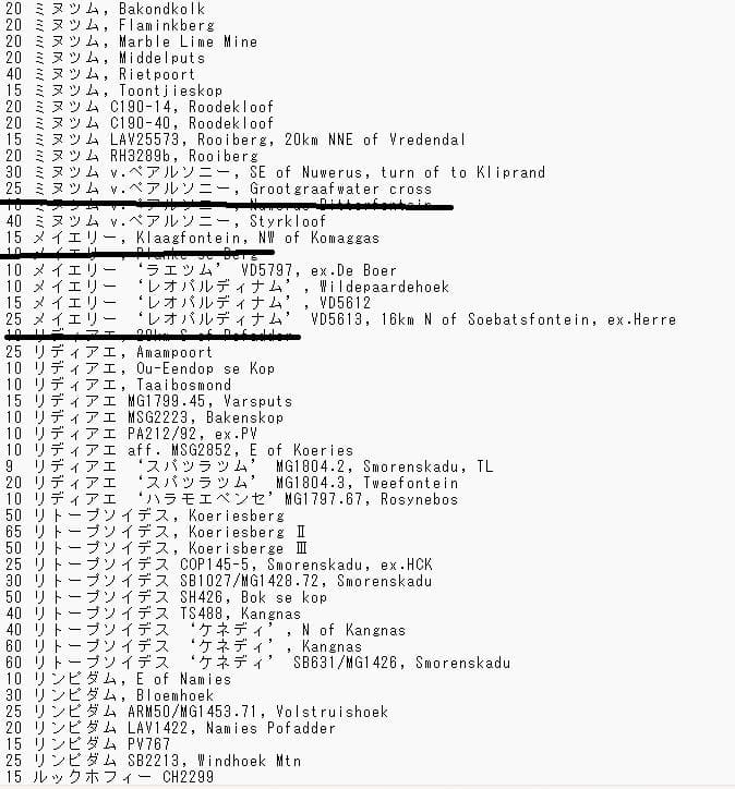 2024輸入）コノフィツム種子フルセット 合計6000粒以上