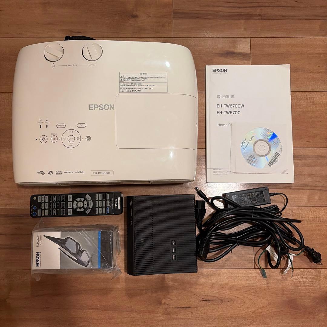 EPSONプロジェクター フルHD EH-TW6700W 訳あり