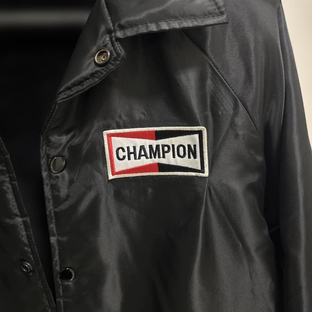 ブラック ナイロンボアジャケット M ハーレー　コーチジャケット　チャンピオン