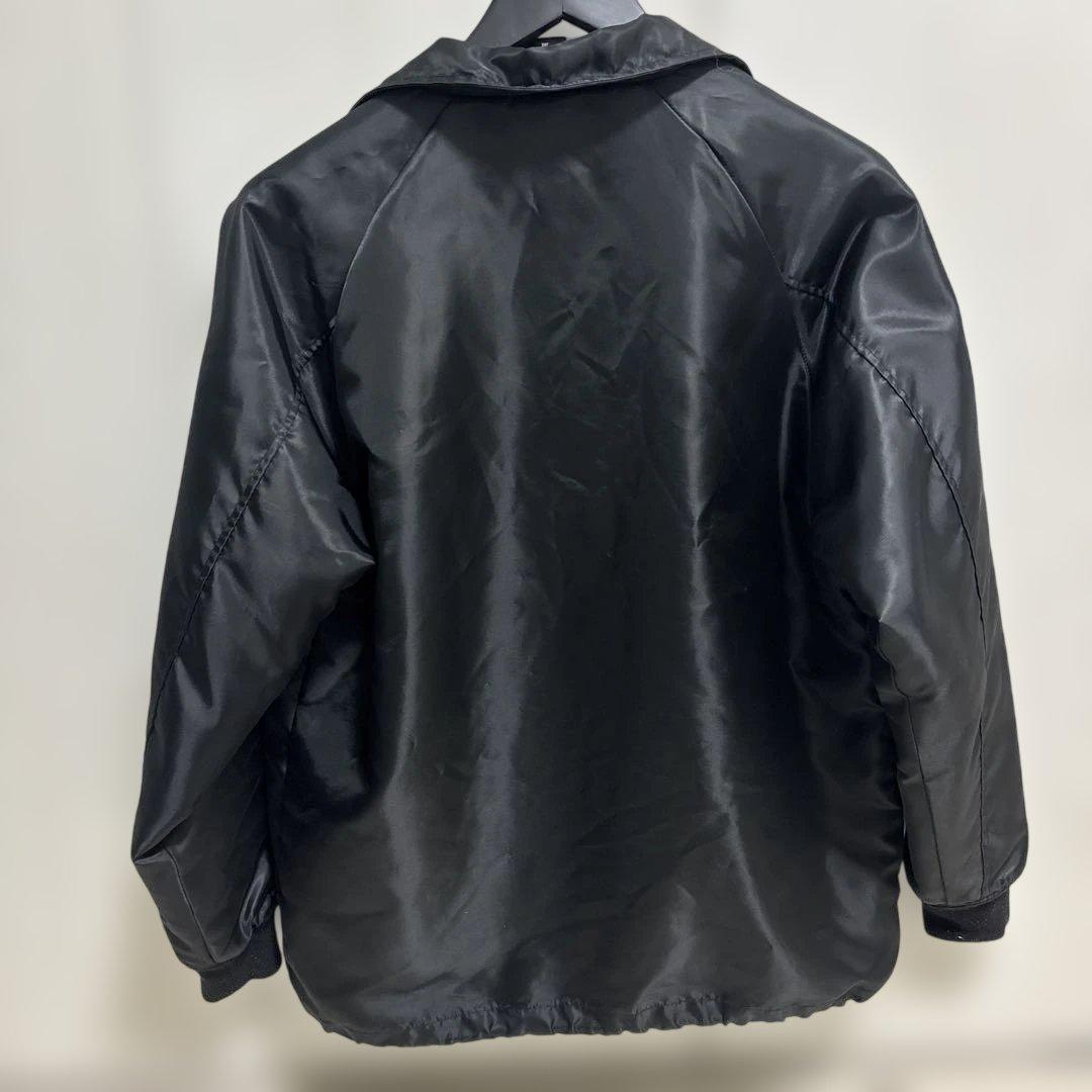 ブラック ナイロンボアジャケット M ハーレー　コーチジャケット　チャンピオン
