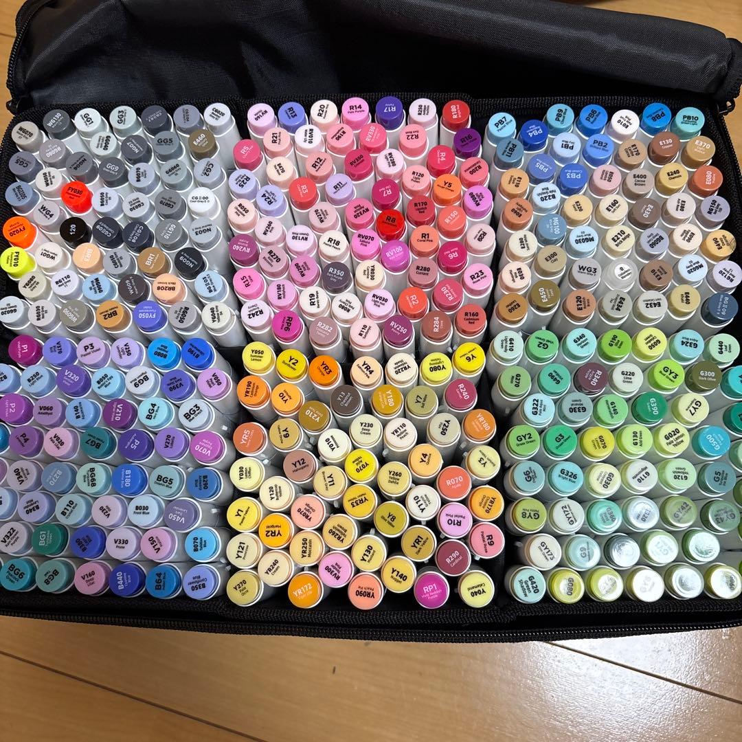 カ*氏様 Ohuhu 500色マーカーセット