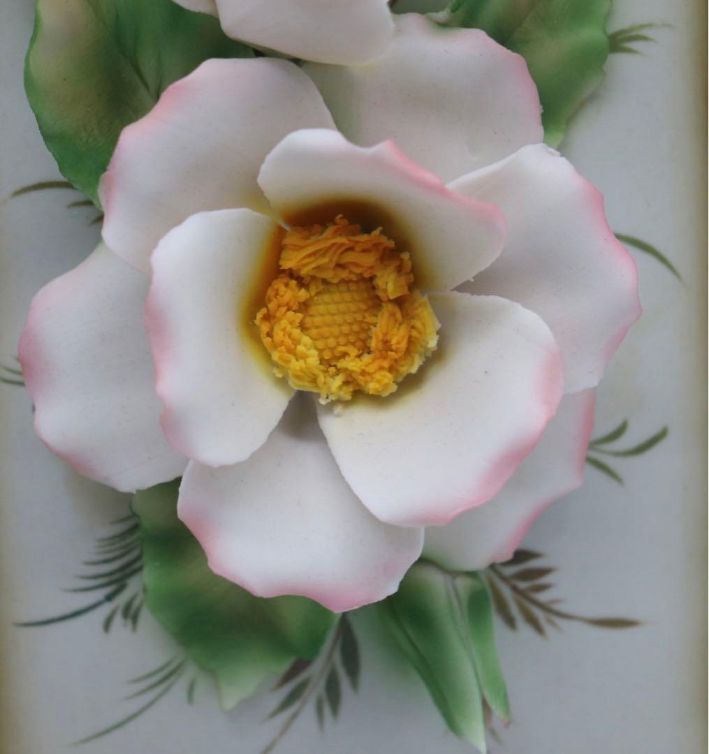 未使用　Fabar 飾り陶器額　イタリア製　0106