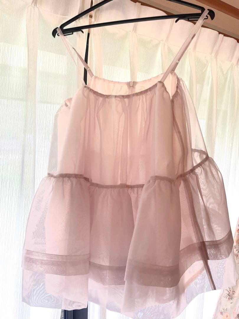 pois ポワ　メローキャミ　ピンク　mellow cami