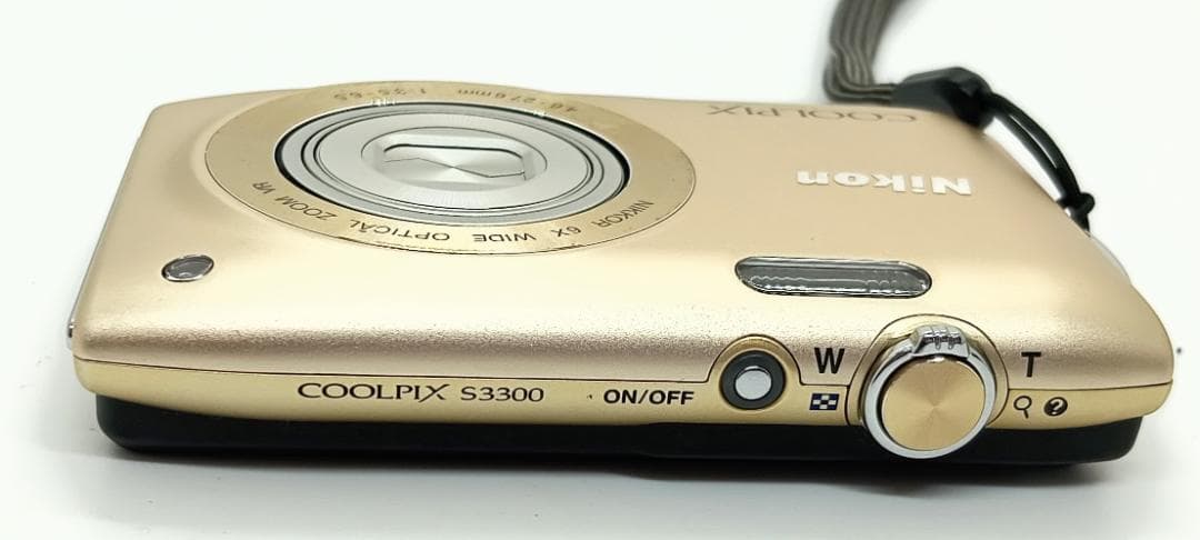 デジタルカメラ Nikon COOLPIX S3300 6X Zoom 16.0 Mp Gold