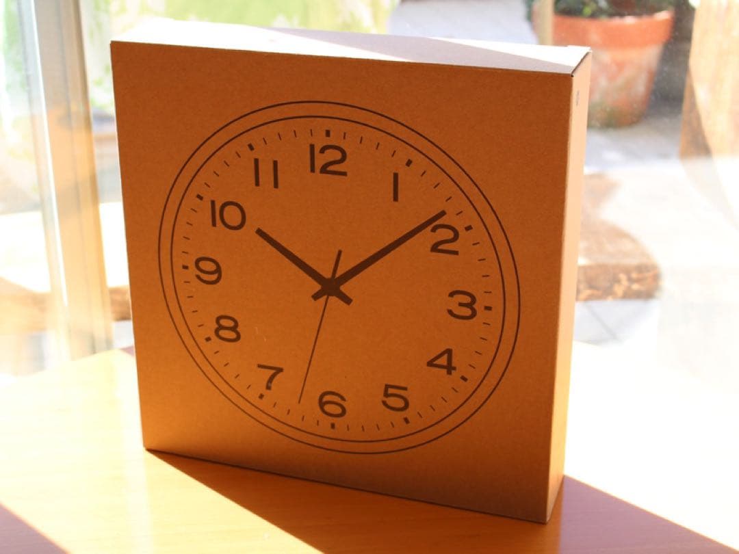 新品★無印良品 アナログ時計・大　掛時計・ブナ材 ナチュラル 限定 掛け時計 ⭐︎
