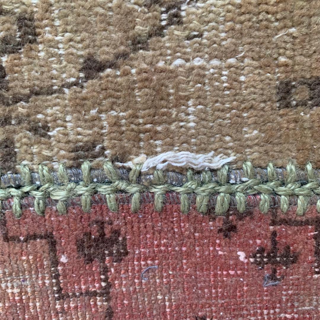 超超大判　288×144 トルコヴィンテージラグ　パッチワーク　アッシュカラー