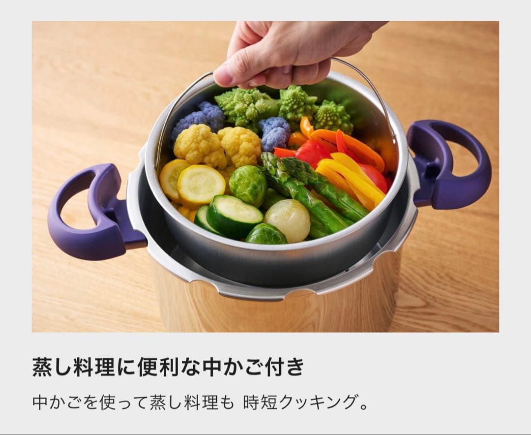 T-fal　圧力鍋　4.5ℓクリプソミニットパーフェクト【本体未使用】