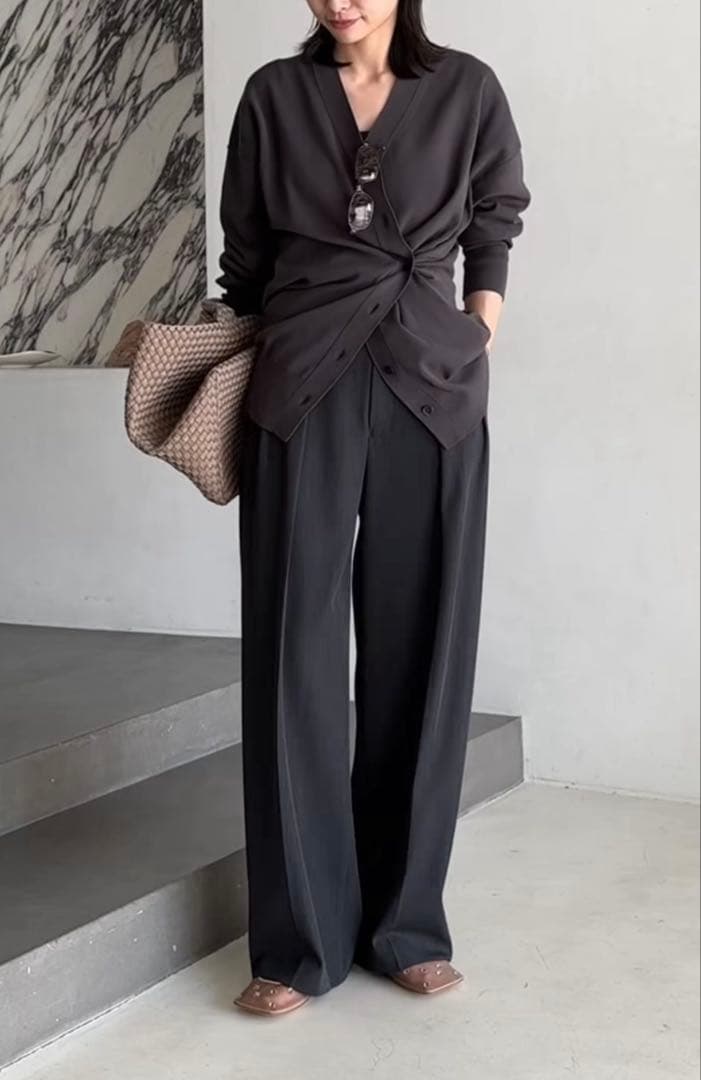 【美品】PIPPICHIC ビジュー フラットシューズ スクエアパンプス 36