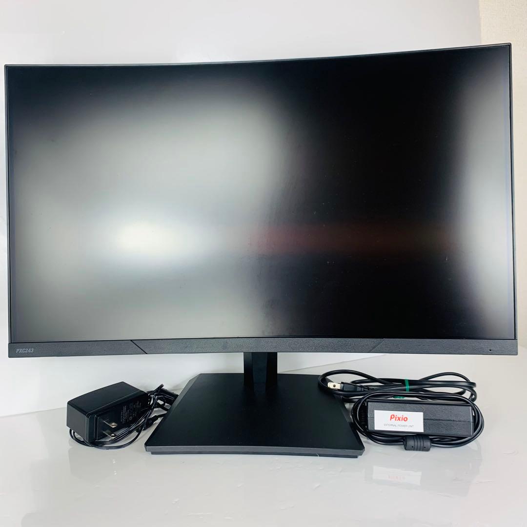 美品 Pixio PXC243 ゲーミングモニター 湾曲 ディスプレイ