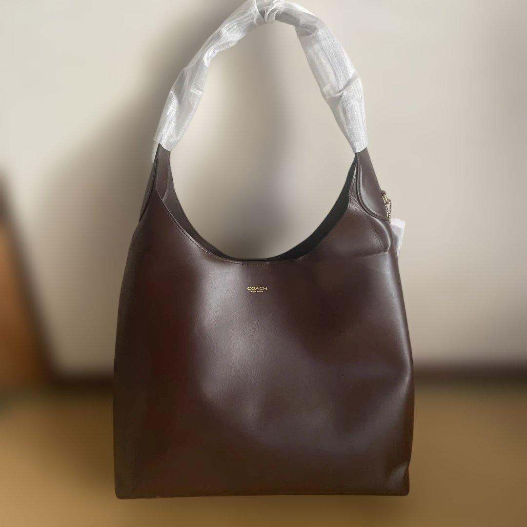 COACH ブルックリンショルダーバッグブラウン39