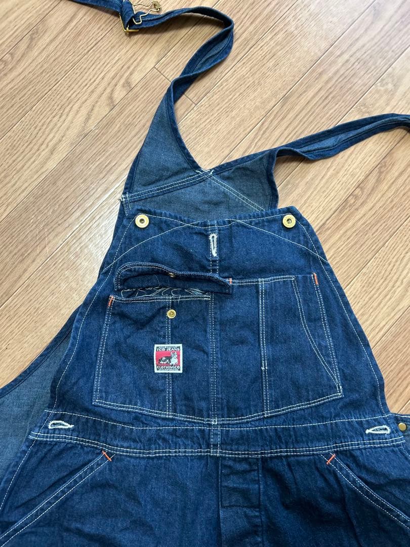 TCB jeans デニムオーバーオール 34