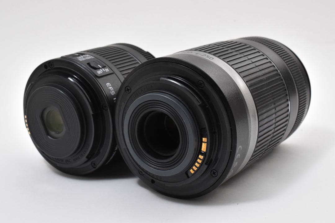 デジタル一眼レフカメラcanon kiss x 10i標準&望遠レンズセット