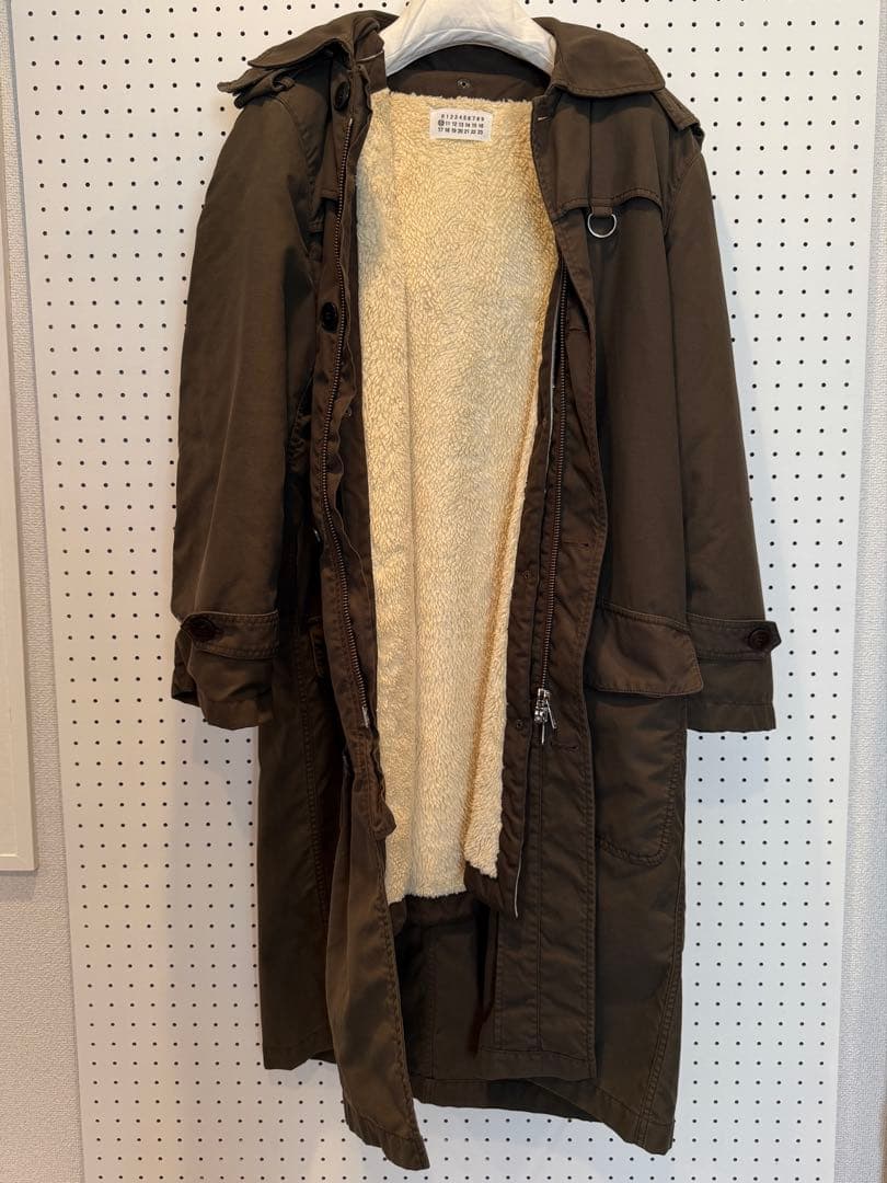 Martin Margiela 07awライナーボア モッズコート 48
