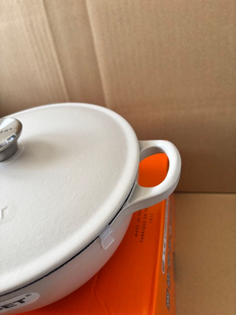 ルクルーゼ　マルミット 22cm ブリオッシュ (シルバーツマミ)新品未使用