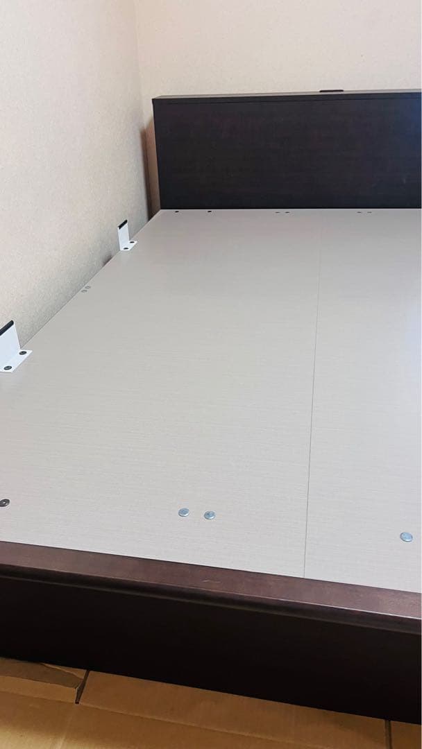 【送料込み】TOKYO BED 高品質 ダブルベッド　フレーム 跳ね上げ式