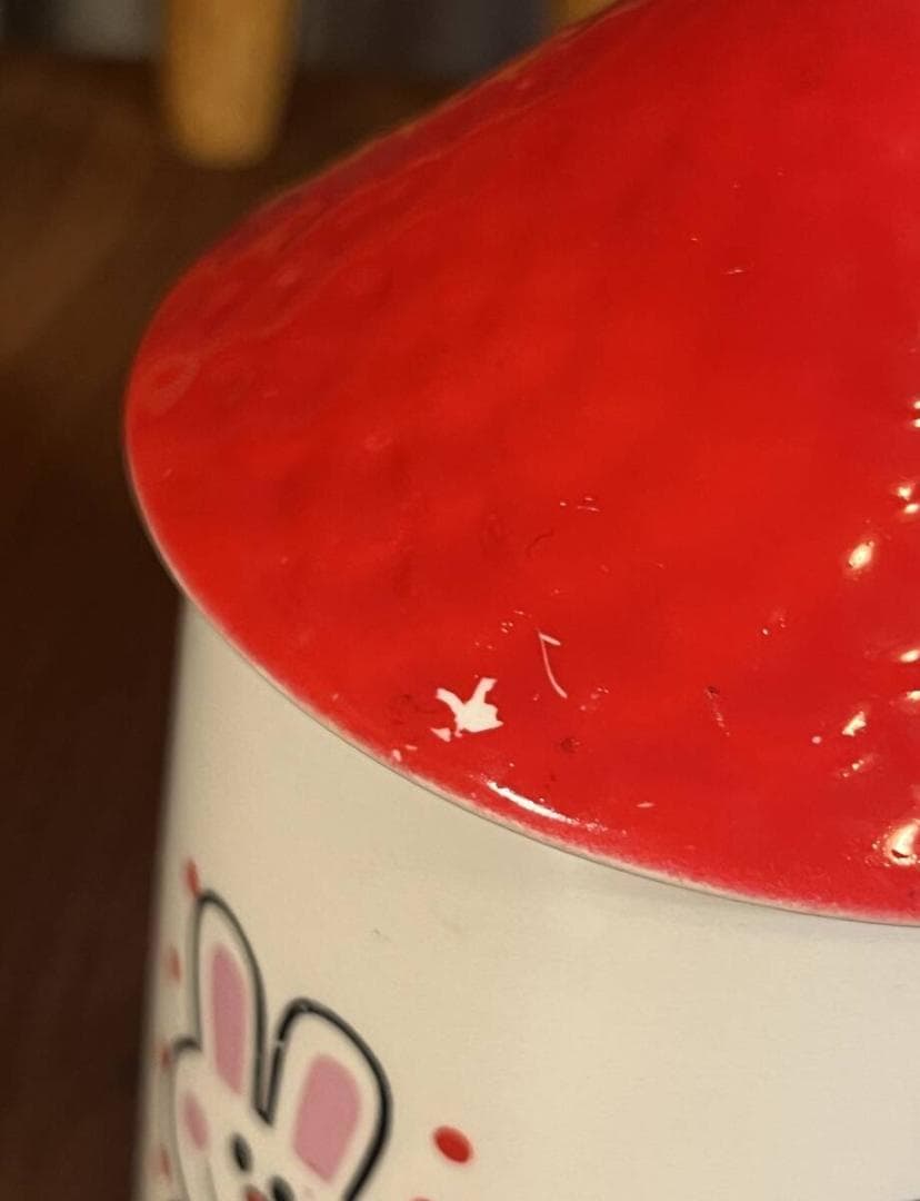 内藤ルネ　アムールラパン　ハウス型　小物入れ　昭和レトロ　当時品