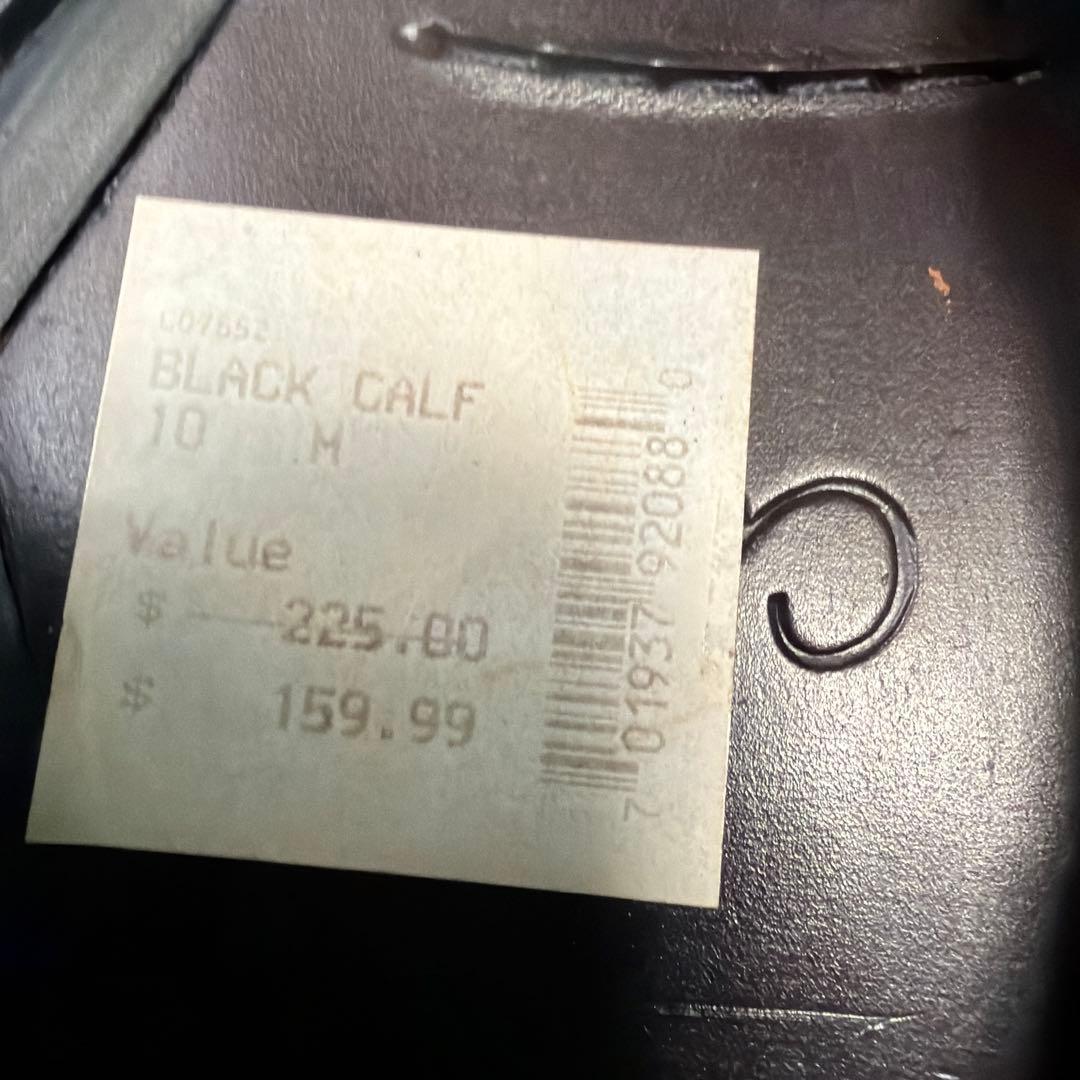 コールハーン　CaleHaan 黒 レザーハーフブーツ