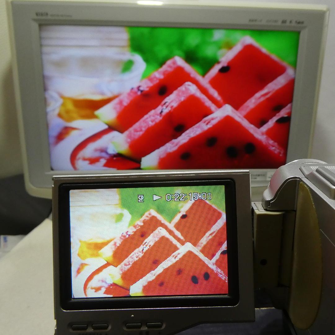 動作品 ソニーDCR-TRV8 MiniDV ビデオカメラ DVDダビングに最適