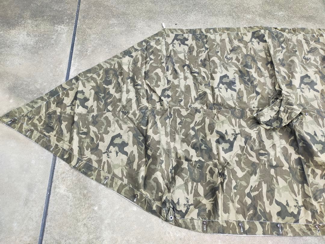 トルコ軍 山岳部隊用 軍幕 シェルターハーフ ２枚セット パップテント ⑤⑥