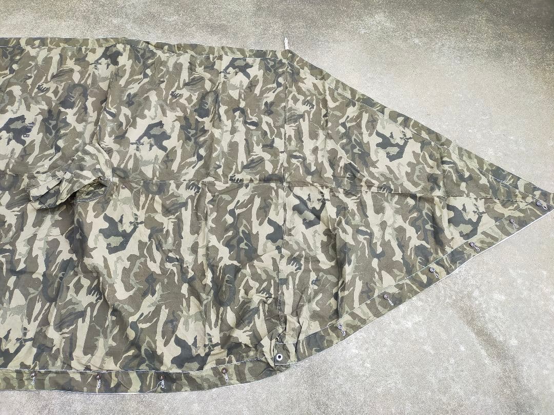 トルコ軍 山岳部隊用 軍幕 シェルターハーフ ２枚セット パップテント ⑤⑥