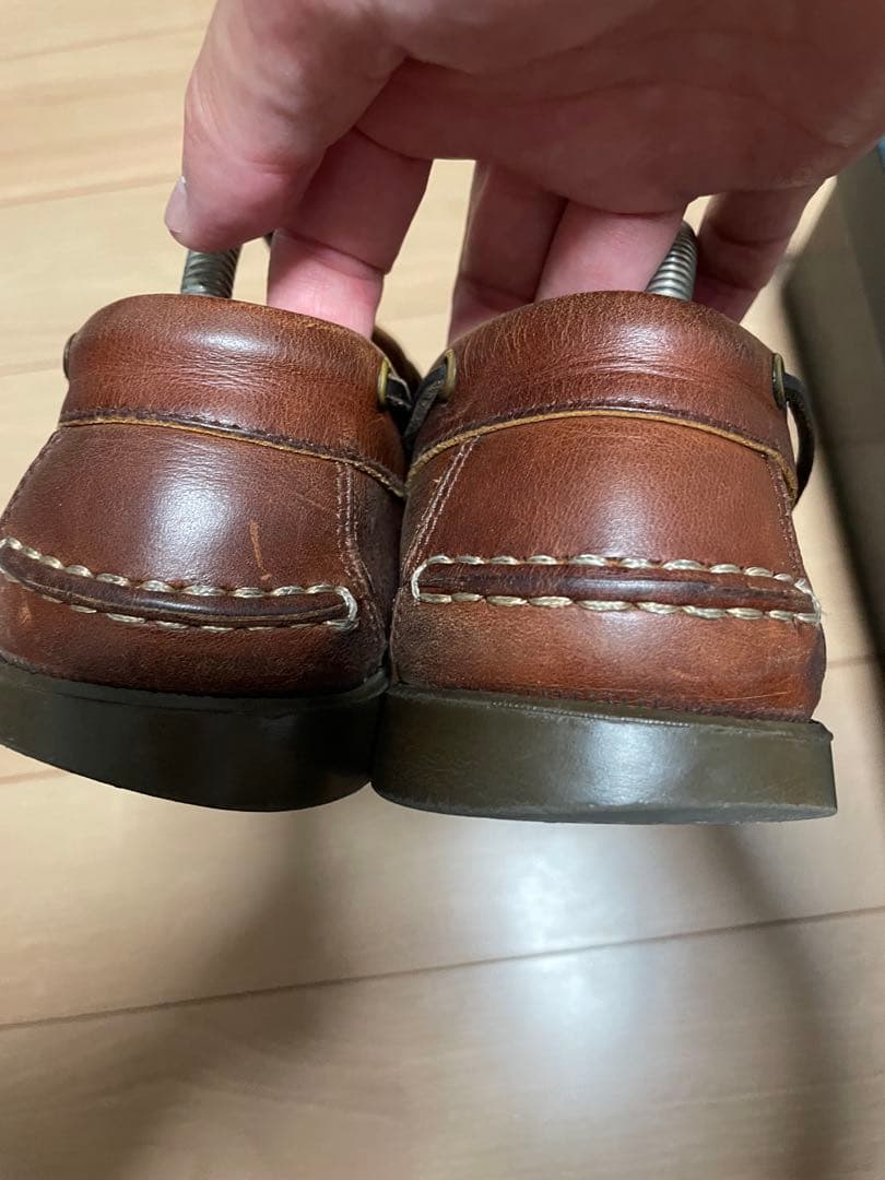 Paraboot BARTHブラウン デッキシューズ 箱付きサイズ8