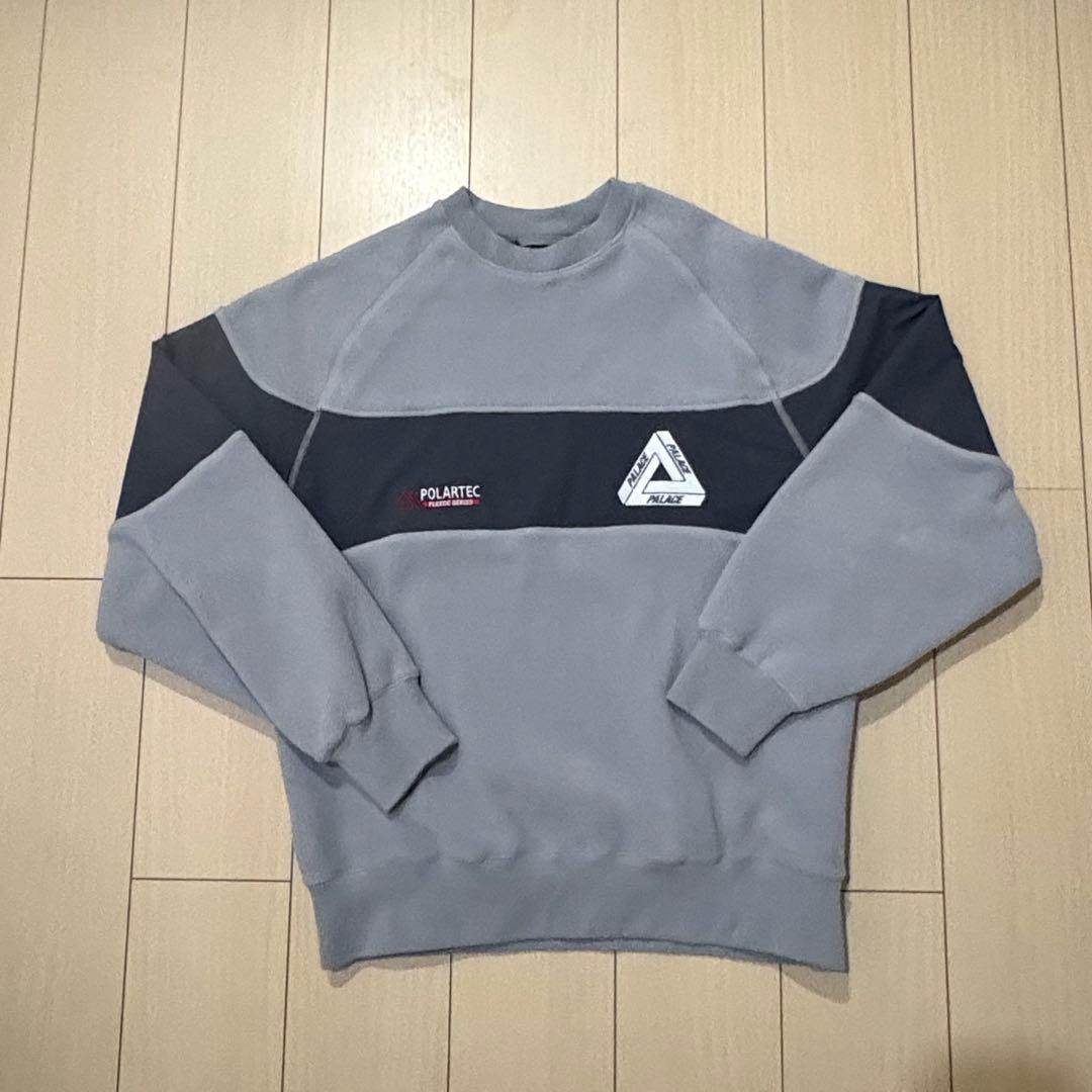【即完モデル】PALACE Polartec 200 Crew \"Grey”