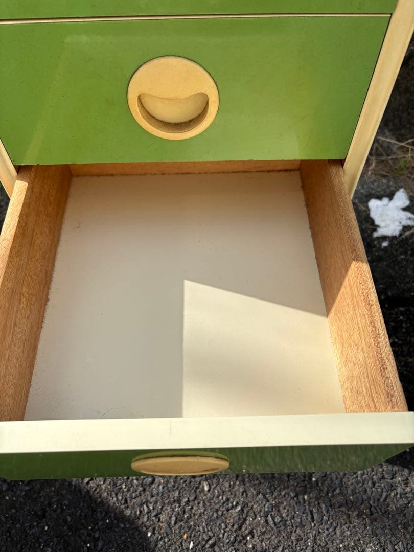 昭和レトロ レトロポップ 収納 チェスト 5段 箪笥 引き出し 送料込