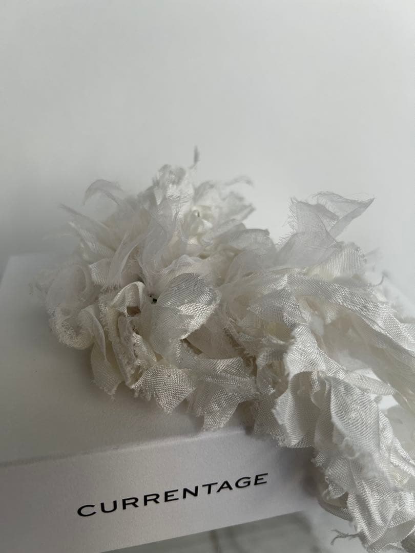 CURRENTAGE/カレンテージ 白コサージュ
