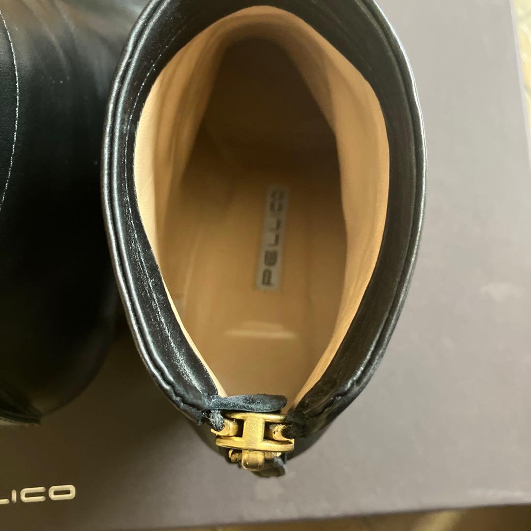 【一度だけ使用】PELLICO ショートブーツ TAXI 80 TR 35.5黒