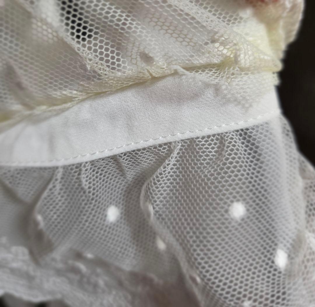 ベイビーザスターズシャインブライト シフォンベビードールブラウス オフ白 難あり