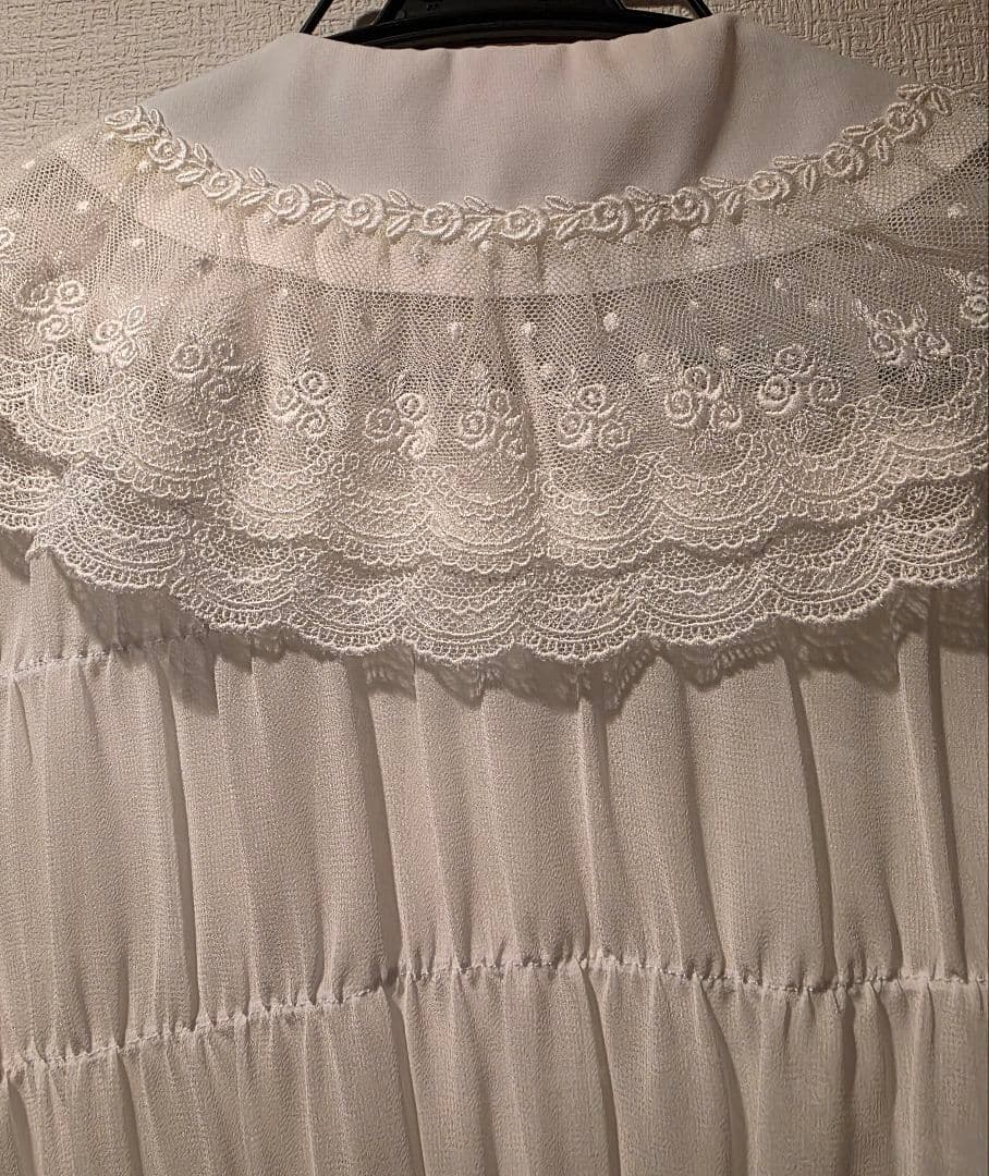 ベイビーザスターズシャインブライト シフォンベビードールブラウス オフ白 難あり