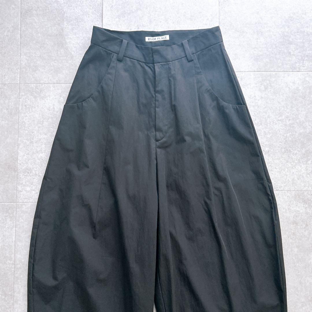 【2024SS 極美品✨】R’IAM Plage バルーンチノパンツ 黒 完売品