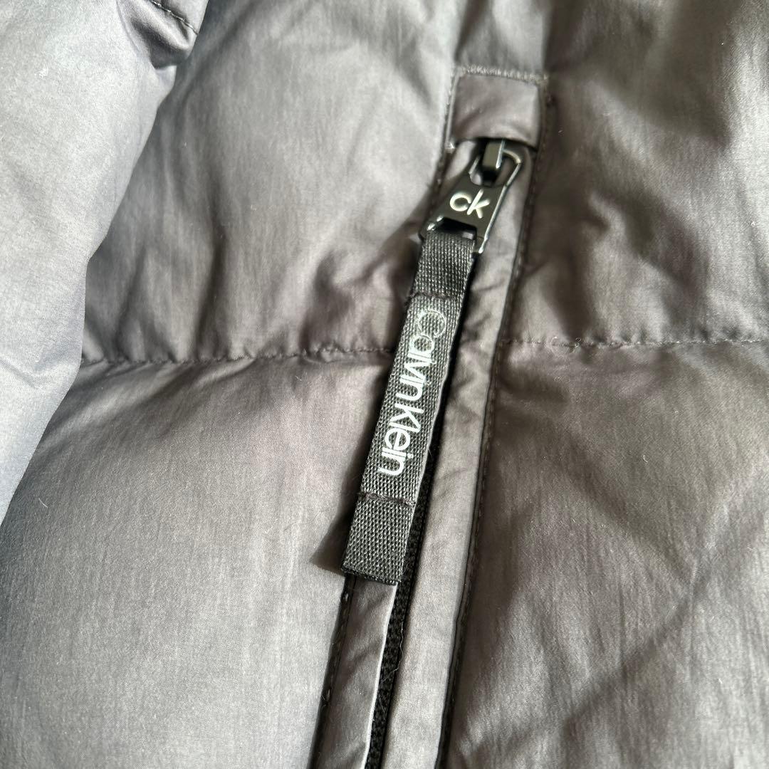 カルバンクライン ダウンジャケット ブラック ビッグロゴ ダウン フェザー 近年