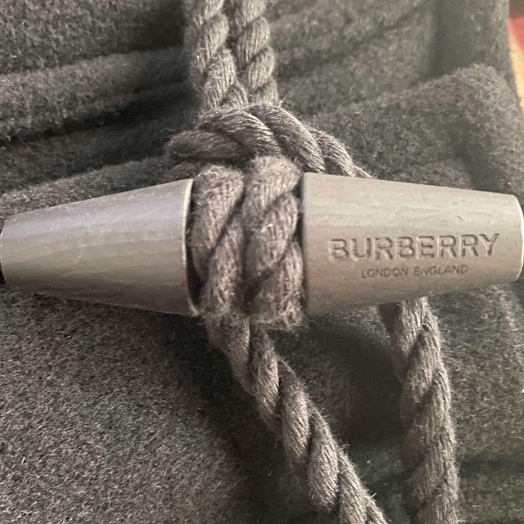 【ティッシ期】　ITL52　メガチェック　立ちフード　黒　ダッフル 100cm