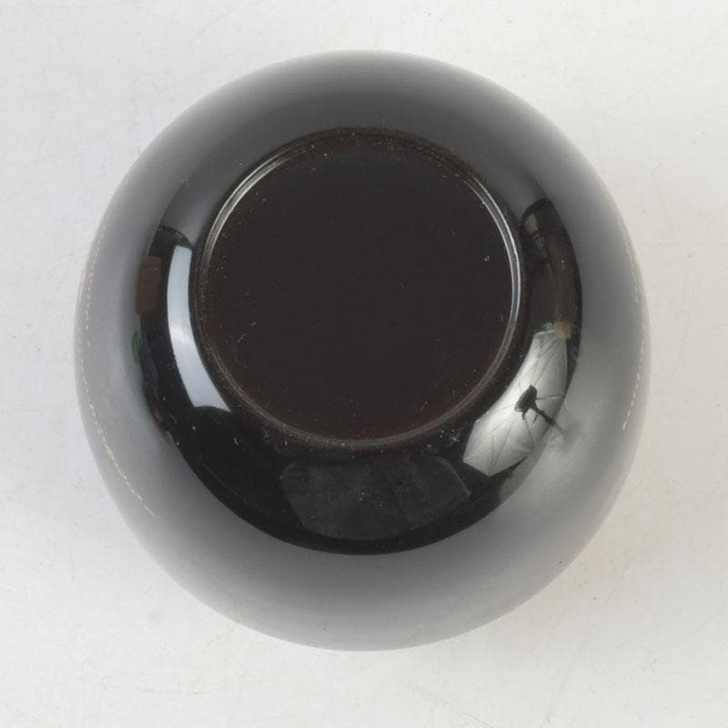 茶道具　漆匠　遠山哲山造　住吉蒔絵　利休棗　共箱　V　9716