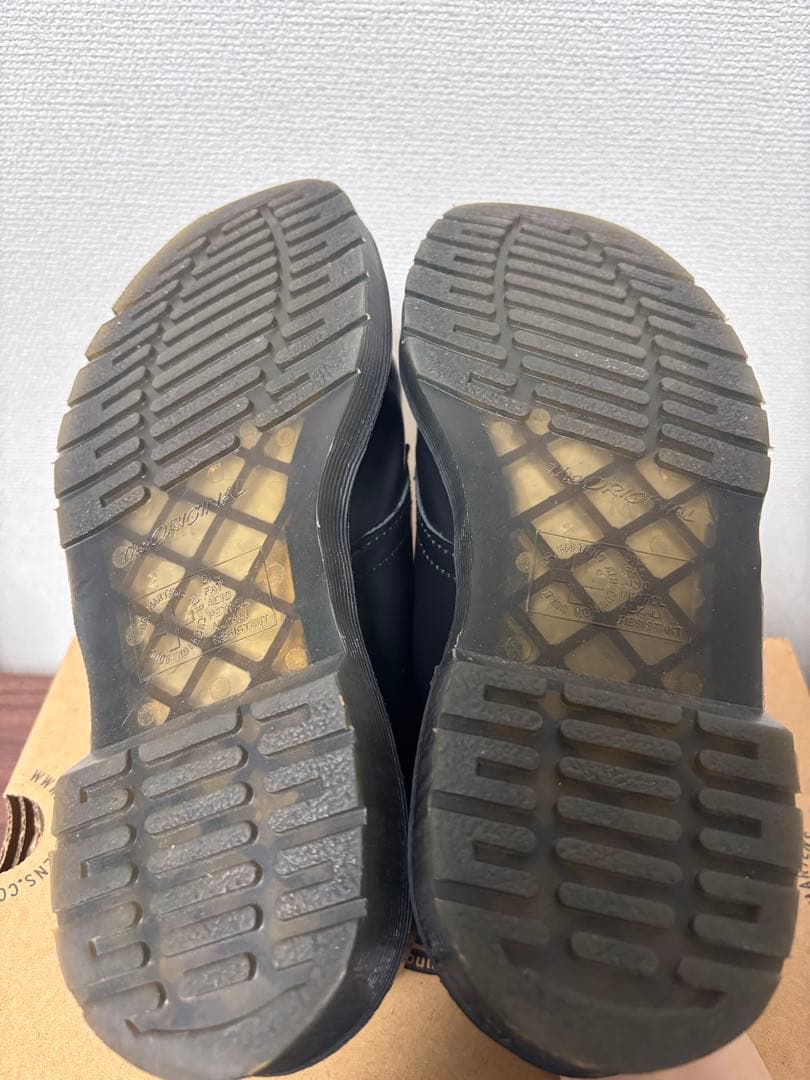 ドクターマーチン ホワイトステッチ 3ホール シューズ　24センチ