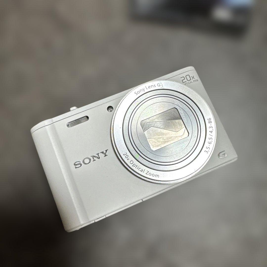 美品　SONY サイバーショット dsc-wx350 （白）　バッテリー2個