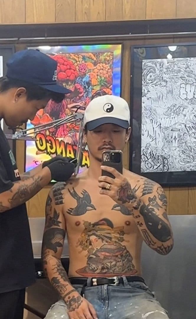 山田蓮 CA cap tattoo studio yamada