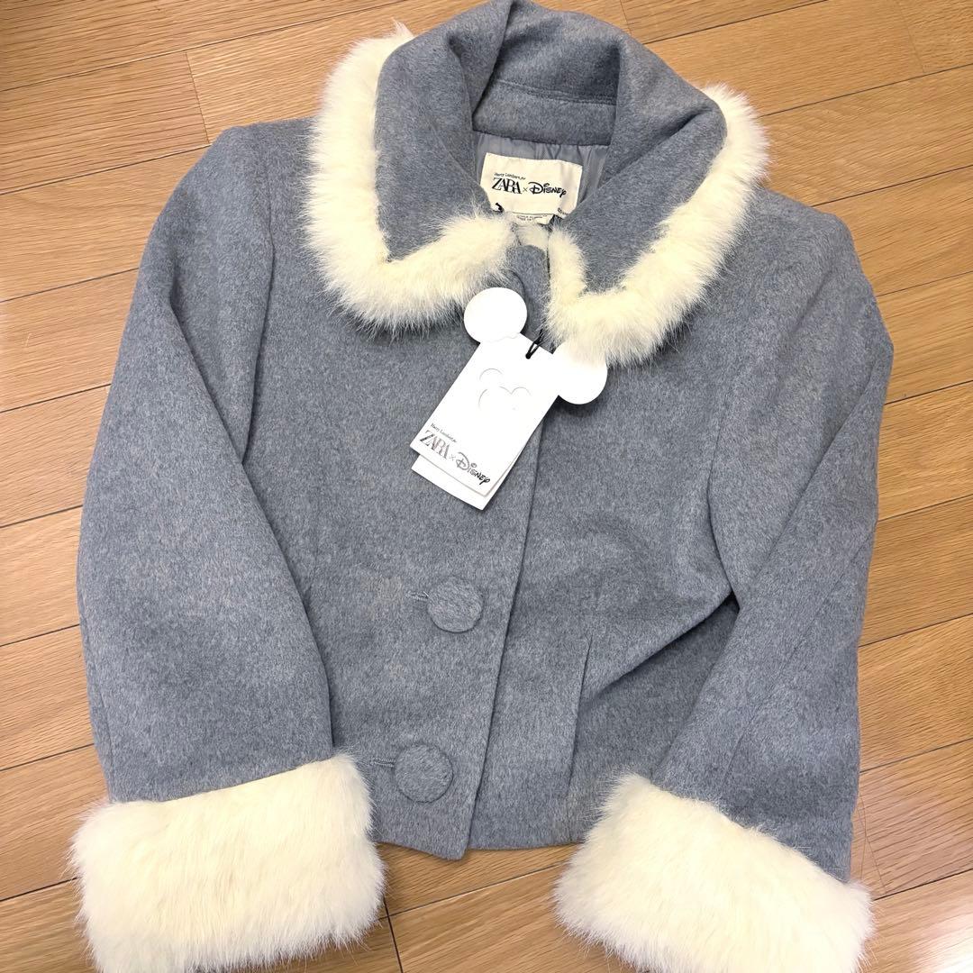 【ZARA×Disney×ハリーランバート】コントラストフェイクファージャケット