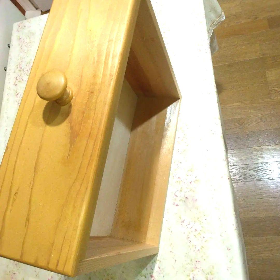 美品　ショップカウンター♥パイン材無垢　収納スペース最大