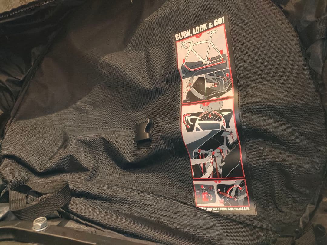 シーコン 輪行バッグ ロードバイク scicon キャスター