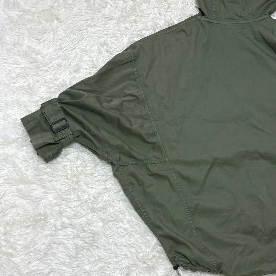 mercibeaucoup, ドルマンスリーブ　アウター　ジャンパー　カーキ