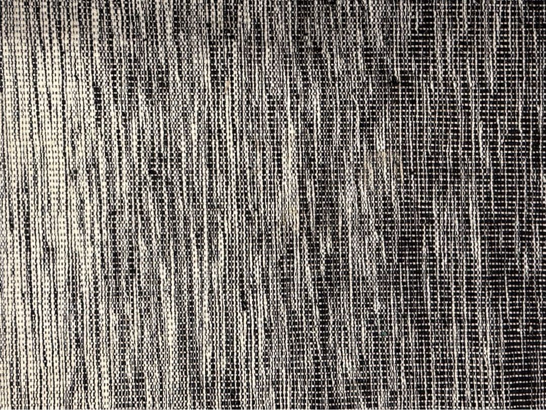 さ*ぼ様 インド　手織りのラグ　ウールフラットウィー 100x140 cm 白と