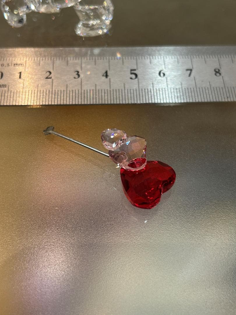 SWAROVSKI スワロフスキー クリスベア カップル ハート バルーン