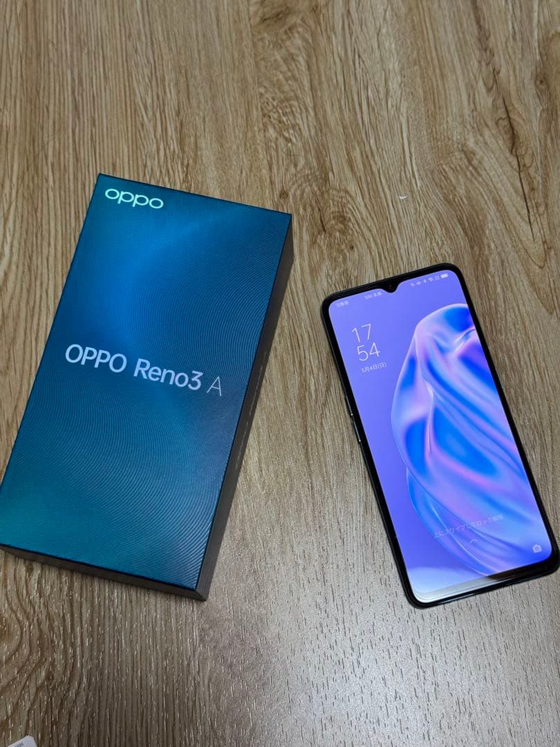 極上美品・OPPO　Reno3 A 128GB　SIMフリー・通信制限無し