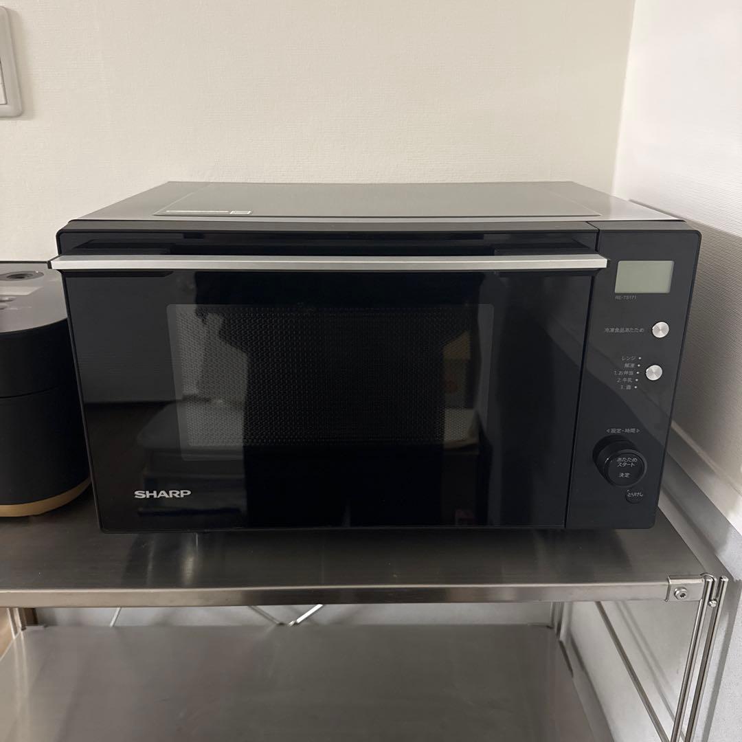 【美品】SHARP 単機能レンジ RE-TS171ブラック